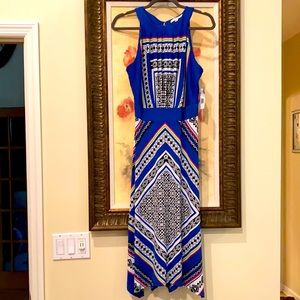 Pattern midi dress